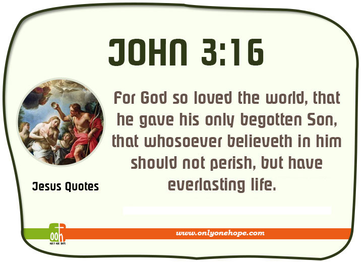 Bible Verse John 3:16