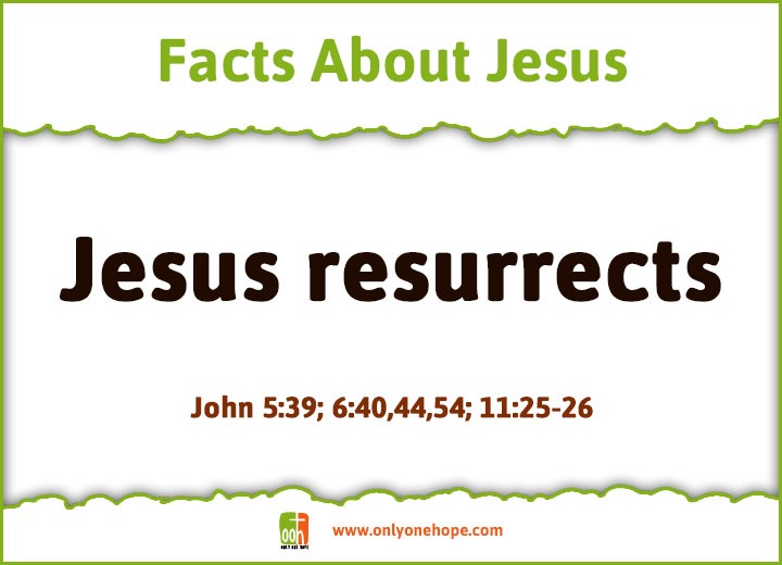 Jesus resurrects