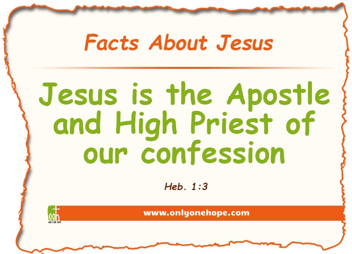 Jesus is the Apostle and High Priest of our confession