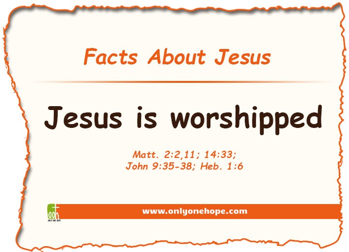 Jesus is worshipped