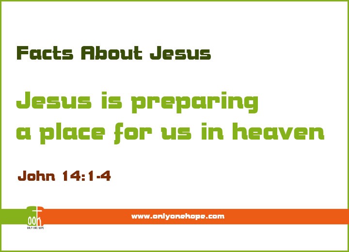 Jesus is preparing a place for us in heaven