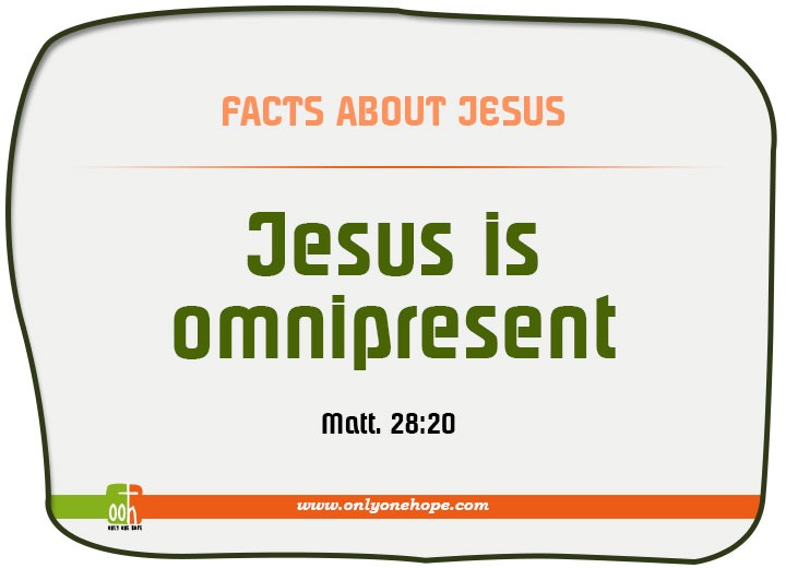 Jesus is omnipresent 