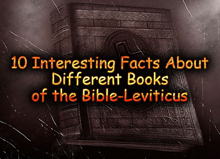 10 Interesting Facts About Different Books of the Bible   Leviticus
