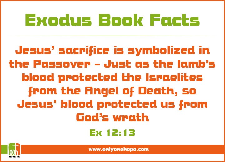 Jesus’ sacrifice is symbolized in the Passover – Just as the lamb’s blood protected the Israelites from the Angel of Death, so Jesus’ blood protected us from God’s wrath