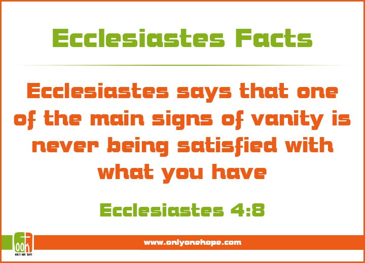 Bible Verse Ecclesiastes 4:8