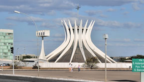 Brazil, Brasilia: Cathedral of Brasilia