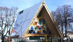 New Zealand, Christchurch: Cardboard Cathedral