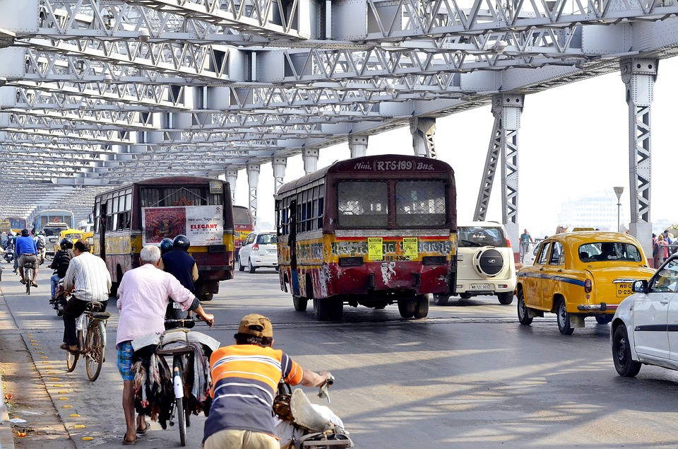 kolkata bridge india howrah