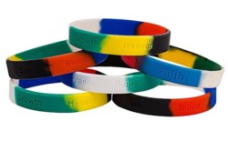 Colors of Salvation Silicone Bracelets