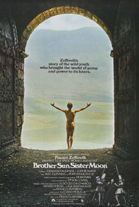 This is the cover art of Brother Sun, Sister Moon. The cover art copyright is believed to belong to the publisher of the video or the studio which produced the video